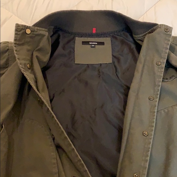 Men’s Army Green lightweight bomber jacket - Picture 4 of 5